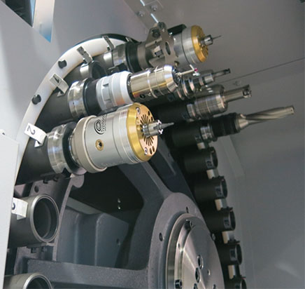 plug and play cnc turret mounted high speed spindle